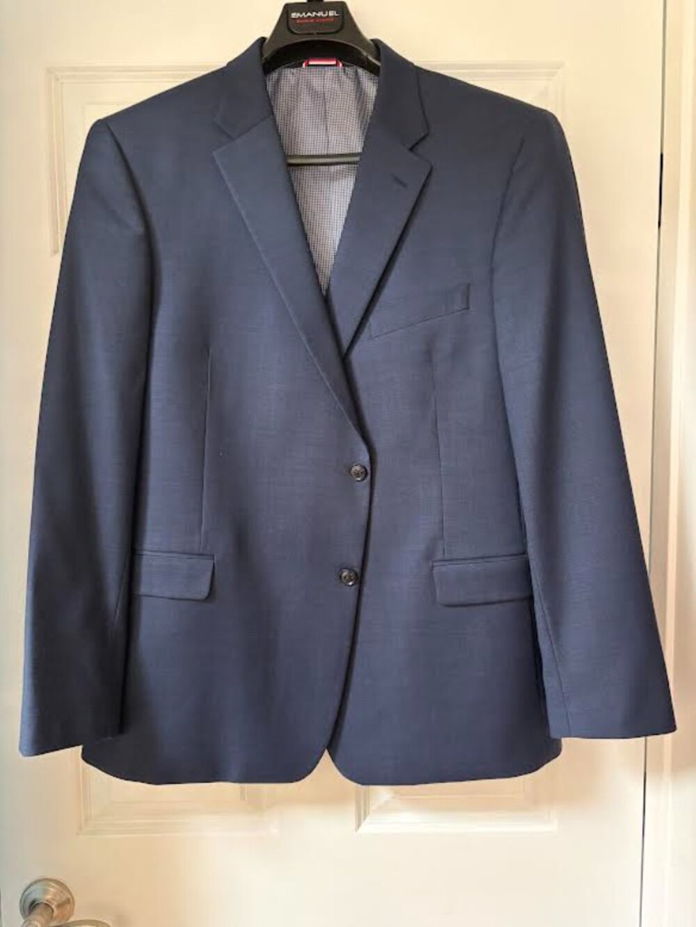 Marc New York Suit Mens Blue 2 Piece Blazer Jacket & Pants REGULAR Fit  SuiT44R